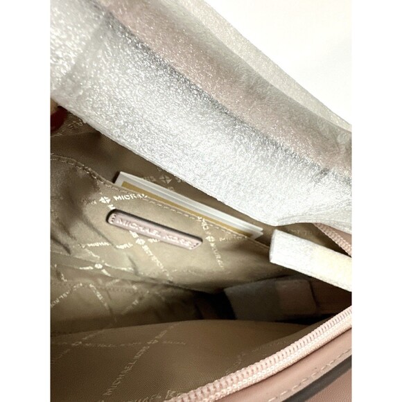 Michael Kors Trisha Medium Triple Compartment Crossbody Powder Blush MK NWT - Picture 8 of 15